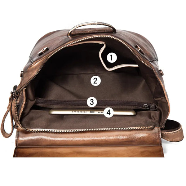 Travel Berryvale Women's Leather Backpack - Large Travel Backpack