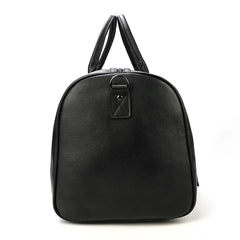 Endeavor Leather Carry-On Duffel Bag Weekender - Black/Brown - 16 inches