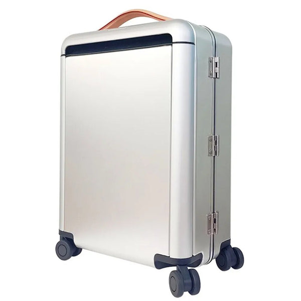 Upright UV Blocking Carry-On Spinner Case Travel Box, Silver, 20 inches