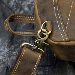 Timberline Leather Single Strap Pack Crossbody Bag Sling Bag - Brown