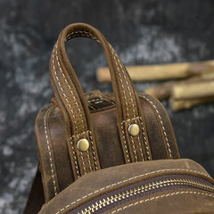 Timberline Leather Single Strap Pack Crossbody Bag Sling Bag - Brown