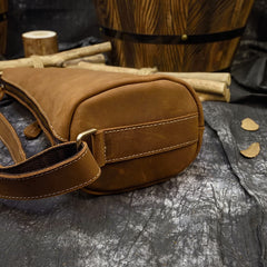 Maverick Leather Single Strap Pack Crossbody Bag Trek Sling Bag - Brown