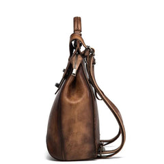 Women's Loyola Leather Convertible Backpack & Shoulder Bag - One Size