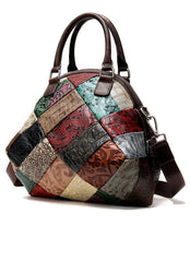 Serena Patchwork Leather Handbag Crossbody Bag for Women - One Size