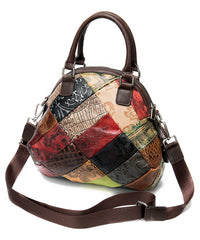 Serena Patchwork Leather Handbag Crossbody Bag for Women - One Size