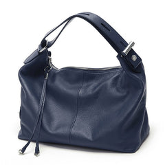 Versatile Leather Handbag Shoulder Bag Tote Bag for Women - One Size