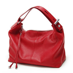 Versatile Leather Handbag Shoulder Bag Tote Bag for Women - One Size