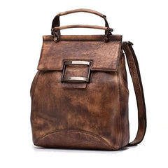 Women's Loyola Leather Convertible Backpack & Shoulder Bag - One Size