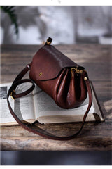 Florence Casual Leather Small Flap Crossbody Bag for Women - One Size