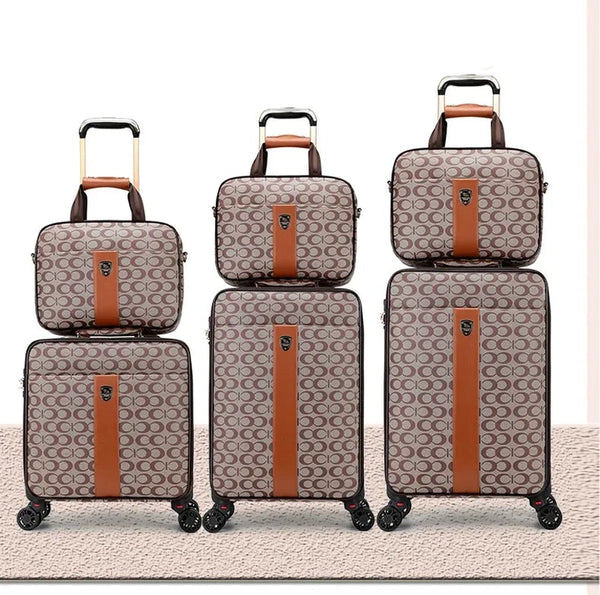 Chic Spinner Luggage Set, Rolling Case & Handbag, 16/20/22/24/26 inches