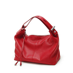 Versatile Leather Handbag Shoulder Bag Tote Bag for Women - One Size