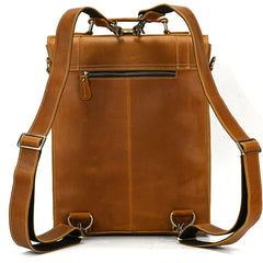 Hawthorne Box Backpack with Laptop Sleeve - Brown/Coffee - 14 inches