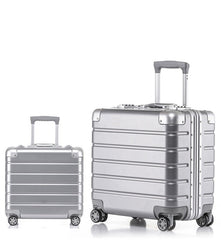 Atlantis Trolley Box Hard Side Carry-on Luggage Bag On Wheels, 18 inches