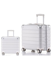 Atlantis Trolley Box Hard Side Carry-on Luggage Bag On Wheels, 18 inches