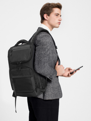 Business Backpack with Zipper Closure 15.6 inches Computer Carrying Pack