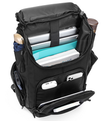 Business Backpack with Zipper Closure 15.6 inches Computer Carrying Pack