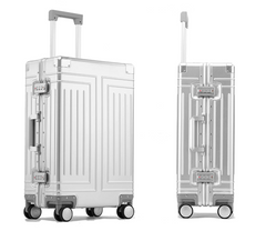 Sleek Aluminum Alloy Hard Shell Luggage Trolley Case 20/24/26/29 inches