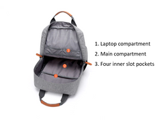 Soft Professional Oxford Backpack 15.6 inches Waterproof Laptop Backpack