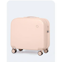 Stylish Hard Shell Carry-On Suitcase Jetset Rolling Luggage, 18 inches