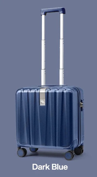 Polycarbonate Cabin Rolling Luggage with Lockable Zippers 16/18 inches