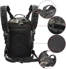 Waterproof Tactical Backpack Military Pack Assault Backpack, 30 Liters