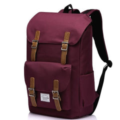 Preppy Casual Backpack Laptop Carrying Backpack, One Size, 16 inches