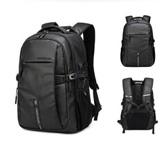 Large Cabin-Ready Laptop & Travel Backpack, 32 Liters, Black/Blue/Gray