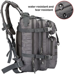 Waterproof Tactical Backpack Military Pack Assault Backpack, 30 Liters