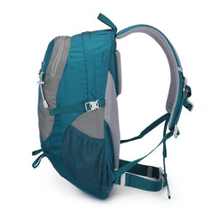 Waterproof Multipocketed Backpack for Hiking/School/Travel, Teal, 30L