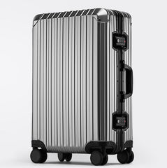 Aluminum Hard Side Spinner Case Trolley Bag On Wheels 18/20/24/29 inches