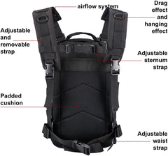 Waterproof Tactical Backpack Military Pack Assault Backpack, 30 Liters