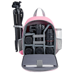 Women's Camera & Lens Backpack, DSLR Camera Backpack, Pink, 14 inches