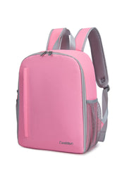 Women's Camera & Lens Backpack, DSLR Camera Backpack, Pink, 14 inches