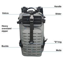 Waterproof Tactical Backpack Military Pack Assault Backpack, 30 Liters