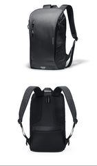 Multi Layered Travel Backpack in Black, Waterproof Oxford, 15 inches