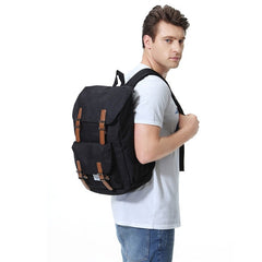 Preppy Casual Backpack Laptop Carrying Backpack, One Size, 16 inches