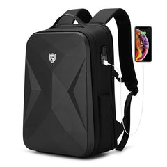 Waterproof Hard Side Backpack Anti-Theft Travel Backpack, 17.3-inches