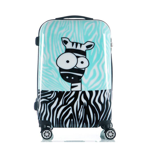 Safari Rolling Luggage Printed Hard Side Spinner Case - 20/24 inches