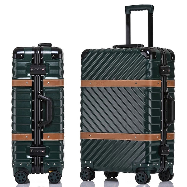 Jetsetter Checked Luggage Textured Hard Side Spinner Case, 26 inches