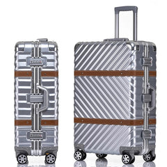 Jetsetter Checked Luggage Textured Hard Side Spinner Case, 26 inches