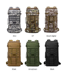 Atlas Series Tactical Backpack, Camping/Deployment/Travel/Trekking, 50L