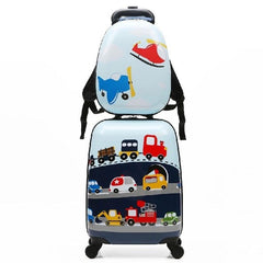 Kids' Carry-On Hard Side Luggage Bag Upright Spinner Case, 18 inches