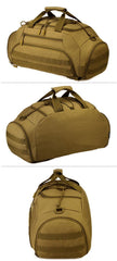 Military Style Travel Bag Tactical Duffel Backpack Training Bag, 35L