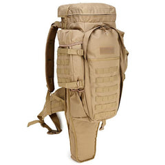 Tactical Hunting Backpack with Rifle Storage Sleeve, 1000D Nylon, 60L