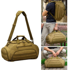 Military Style Travel Bag Tactical Duffel Backpack Training Bag, 35L