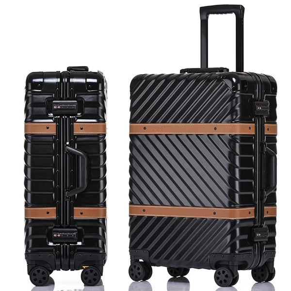 Jetsetter Checked Luggage Textured Hard Side Spinner Case, 28 inches