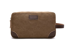 Stylish Canvas Clutch Bag Handbag Phone Pouch for Men & Women, One Size