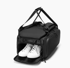 Travel Luggage Bag All-Rounder Duffel Backpack in Black, One Size, 42L