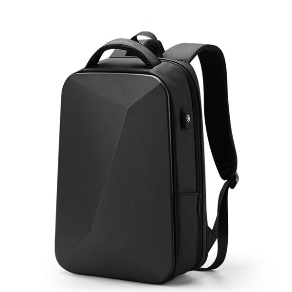 Waterproof Compact Travel Backpack Hard Side Backpack, Black, 15 inches