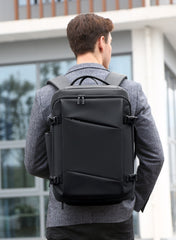 Waterproof Work and Travel Backpack Tech Backpack in Black, 17 inches